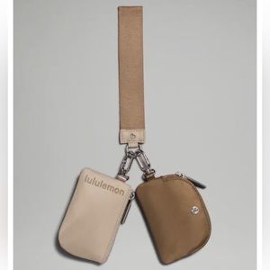 Lululemon Dual Pouch Wristlet - NWT Allspice/Trench